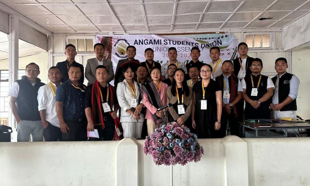 ASU Officials during the 1st Union Assembly at Jakhama on July 29.