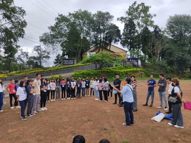 A summer camp for Arju Centres organized by the Ao Students’ Conference is underway at Fazl Ali College, Mokokchung. (Morung Photo)