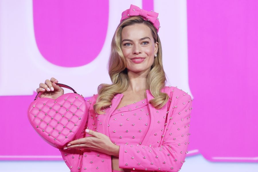 Australian actress Margot Robbie Australian actress Margot Robbie poses for a photo during a publicity event in Seoul on July 3, 2023, to promote her new movie, "Barbie." The film is set to hit local screens on July 19. (Yonhap/IANS)