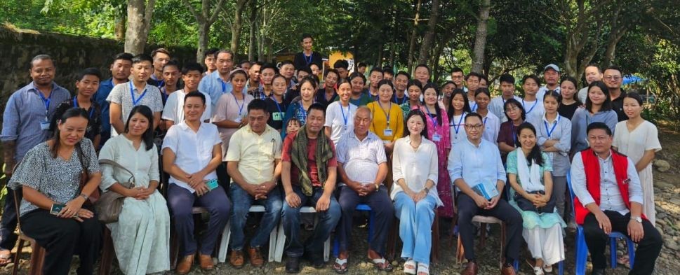 Campers along with reigning Miss Nagaland 2022 Hikali Achumi, Niuland District Administration, GLPHC staffs, LTPT Ministry, Gospel Riders Ministry, Prodigal's Home team and DDUN members.