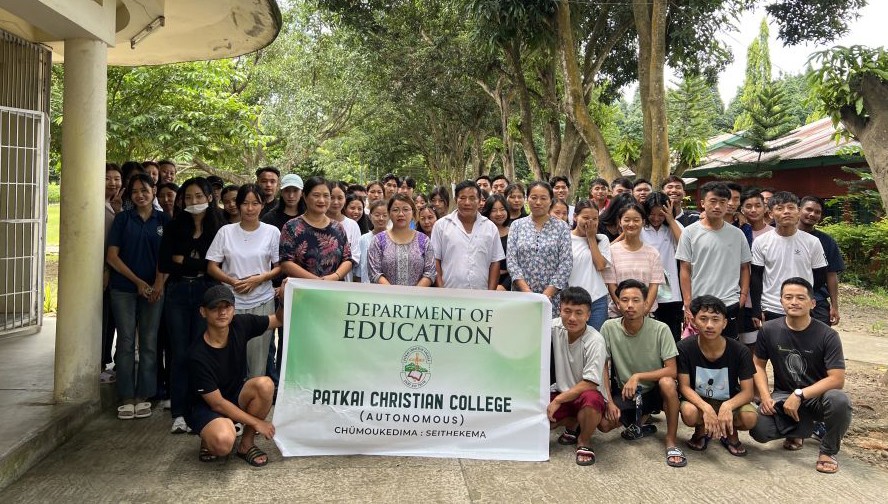 Participants of the skill enhancement workshop held at Patkai Christian College on July 29.