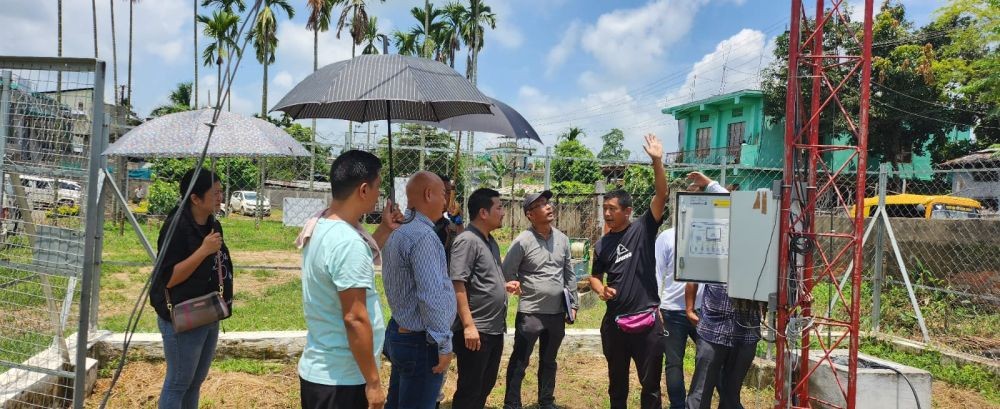 Automatic Weather Station installed at the premises of Investigation Cell, WRD.