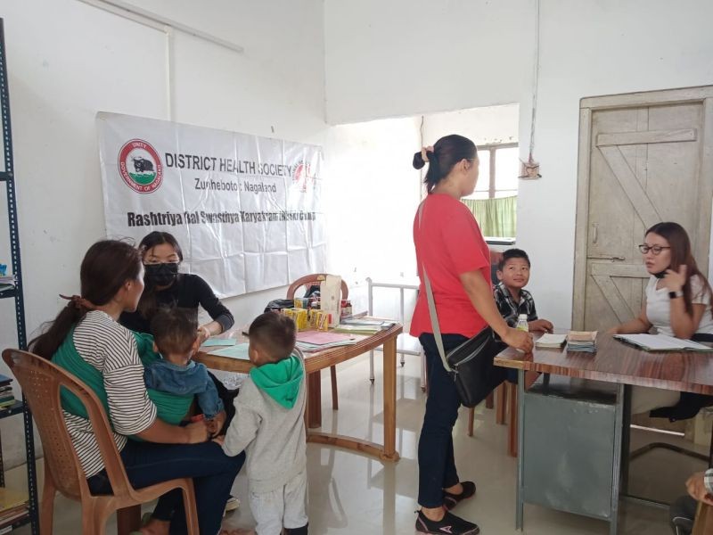 As part of the Mission Parivar Vikas scheme, SAARTHI-Awareness on Wheels kicked off under Zunheboto district on July 6.