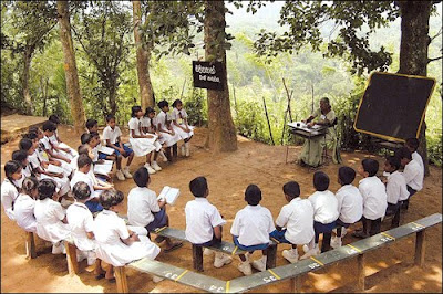 Rural Education in SL. (IANS Photo)