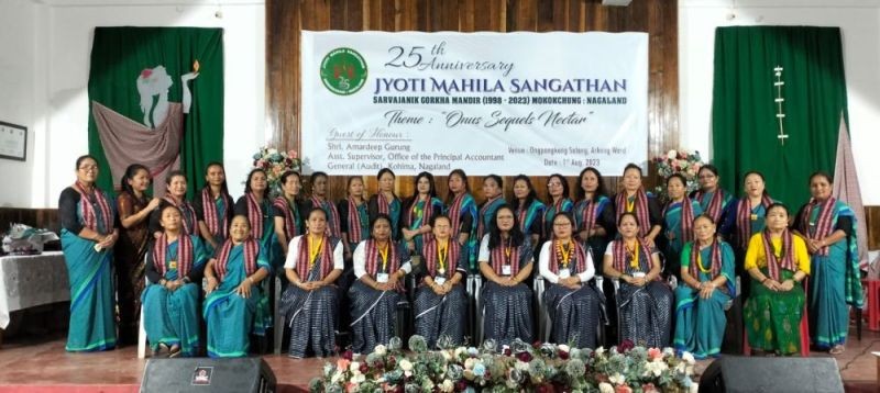 Jyoti Mahila Sangathan Mokokchung celebrated its 25 years jubilee at Ongpangkong Salang, Arkong ward, Mokokchung on August 2.