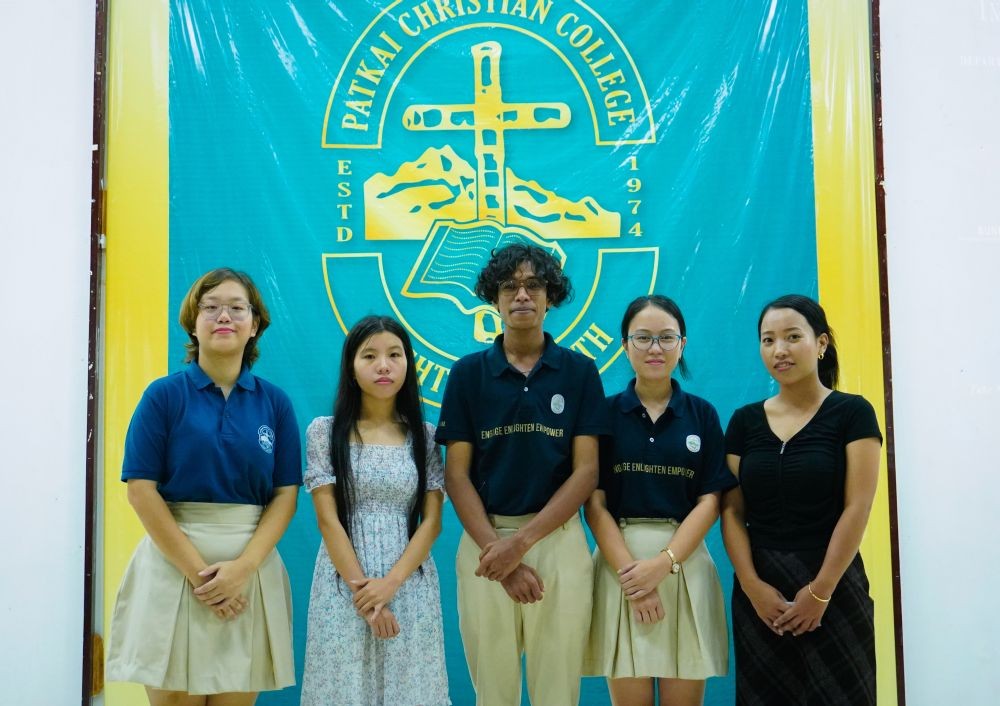 Speakers of the inter-departmental talk organized by the Department of English and Mass Communication, PCC on August 18.