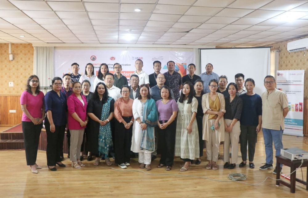 Participants of the state media sensitisation conference held ahead of launch of Intensified Mission Indradhanush 5.0 programme held in Kohima on August 3. (Morung Photo)