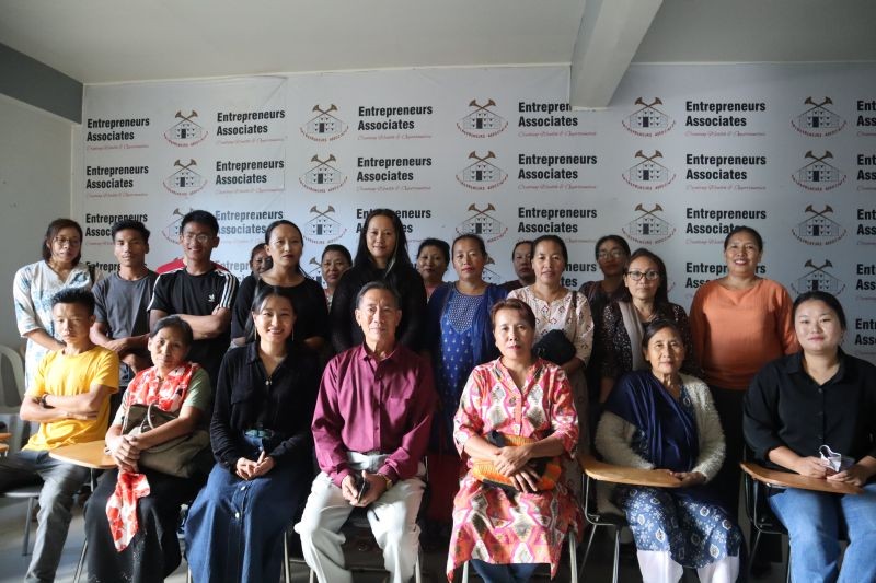 Attendees of the Zero Interest Loan (ZIL) Disbursement-cum-launching of local products programme on organised by Entrepreneurs Associates Senapati Branch on August 28. (Photo Courtesy: tEA)