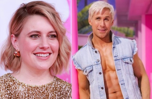 Ryan Gosling unveils flash mob of Kens to surprise 'Barbie' director Greta Gerwig for her 40th b'day