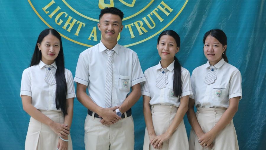 3rd year students of Commerce and Economics Departments, PCC as speakers of the inter-departmental talk held on Saturday at Bundrock Hall.