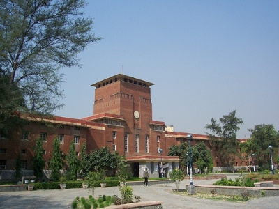 Delhi University. (IANS Photo)