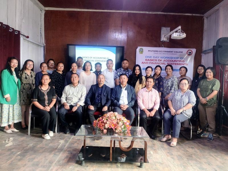 The Pfutsero Government College conducted a one day workshop on 'Basics of Accounting &Financial statements' organised by IQAC, Pfutsero Government College for teaching faculty and ministerial staff on September 7.
