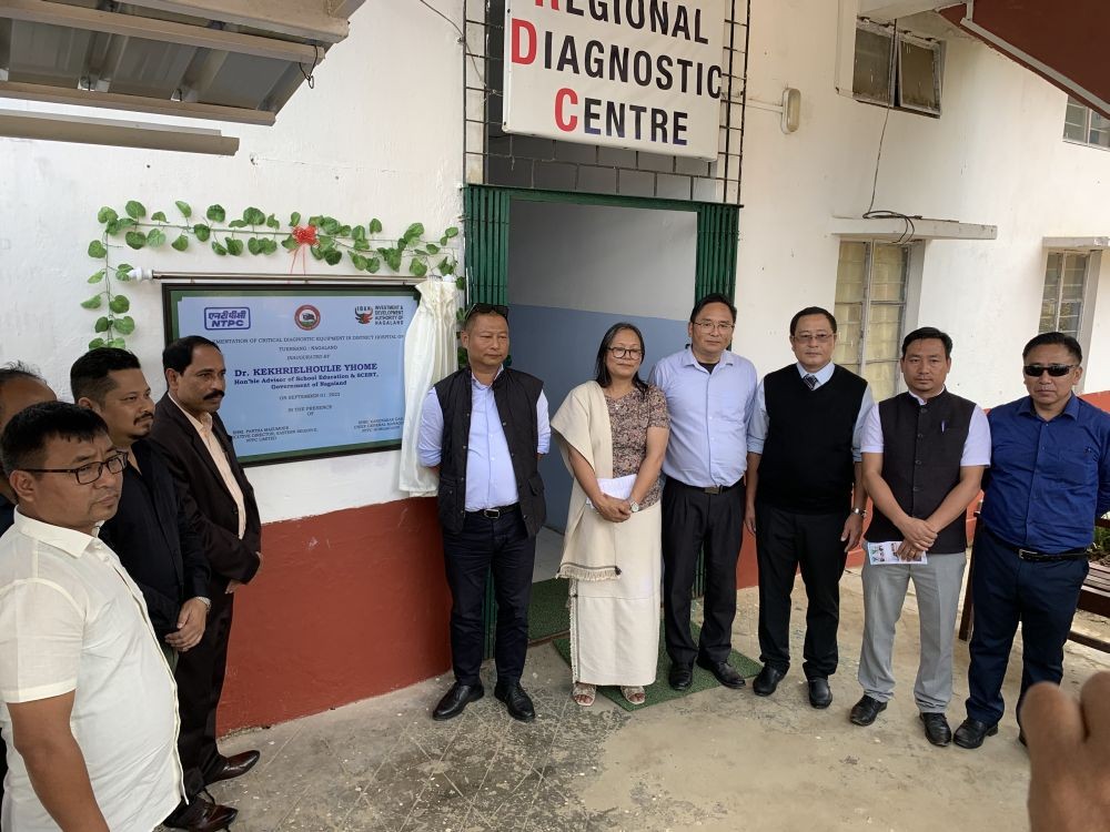 Officials and others during the inaugural programme for implementation of critical diagnostic equipment at District Hospital, Tuensang on September 1. (Morung Photo)