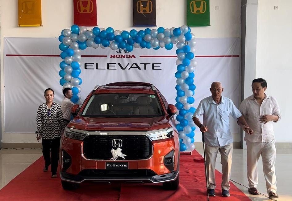 Honda new SUV— Elevate which was unveiled at the Ayida Honda dealership, Naharbari, Dimapur on September 4. (Morung Photo)