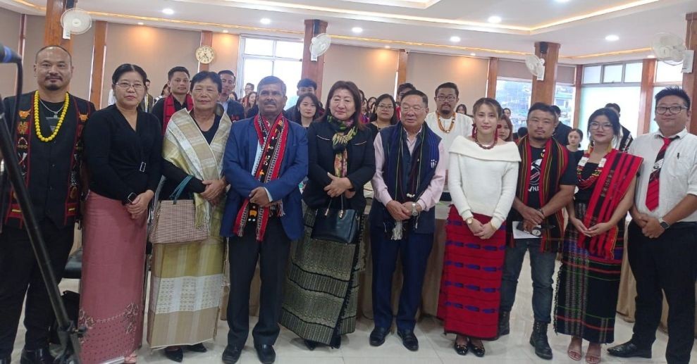 Development Commissioner, Planning and Transformation Department, Government of Nagaland, R Ramakrishnan (IAS) and other guests and participants during the programme on Promoting Cultural Exchange in Kohima on September 19. (Morung Photo)