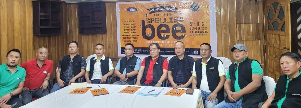 Fountain Club team during press briefing in Kohima on September 27. (Morung Photo)