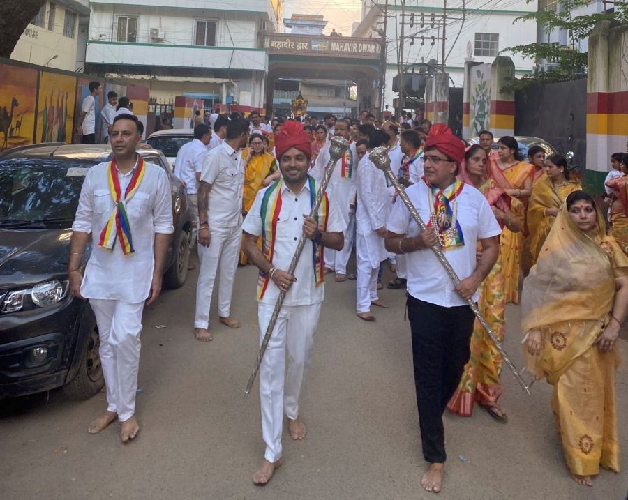 Digamber Jains of Dimapur celebrates Ananta Chaturdashi with procession surrounding Jain Temple, Dimapur on September 28.