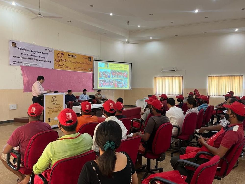 Participants and guest speakers during the one-day training organized by Nestle India Limited for street-food vendors at the Tourist Lodge Dimapur on September 15. (Morung Photo)