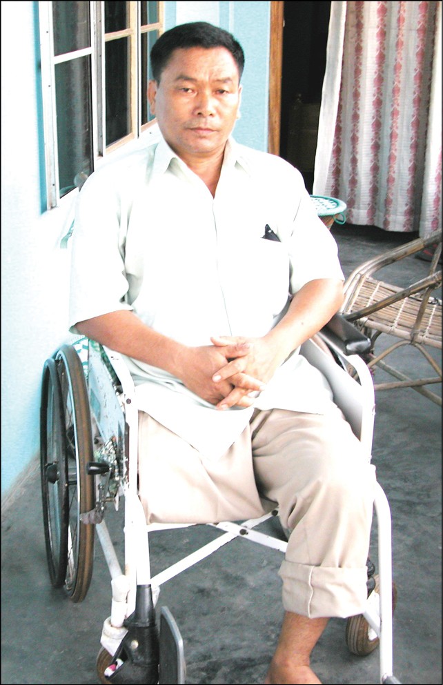 Down but not out : Khehovi Kiho, General Secretary, DDPHU Mex Pic (Al Ngullie)