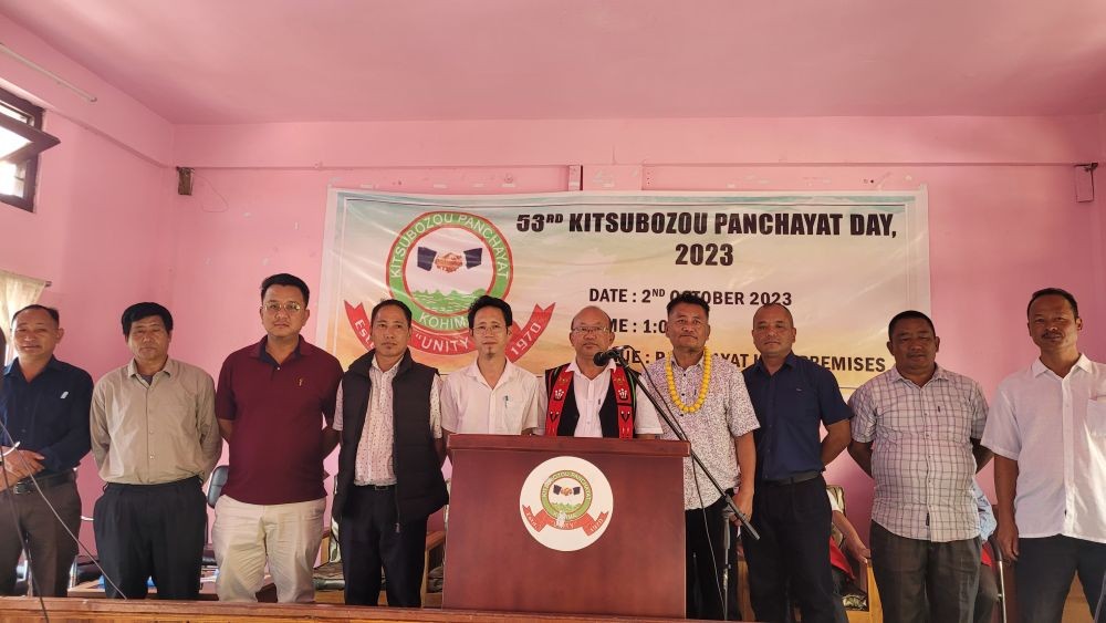 New team of Kitsubozou Panchayat for the tenure 2023- 26. (Morung Photo)