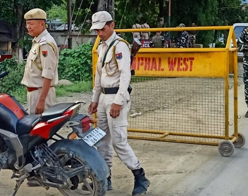 Manipur police. (IANS Photo)