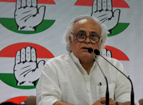 Congress General Secretary Jairam Ramesh addresses a press conference, at AICC Headquarter in New Delhi on Wednesday, September 06, 2023. (Photo: IANS/Anupam Gautam)