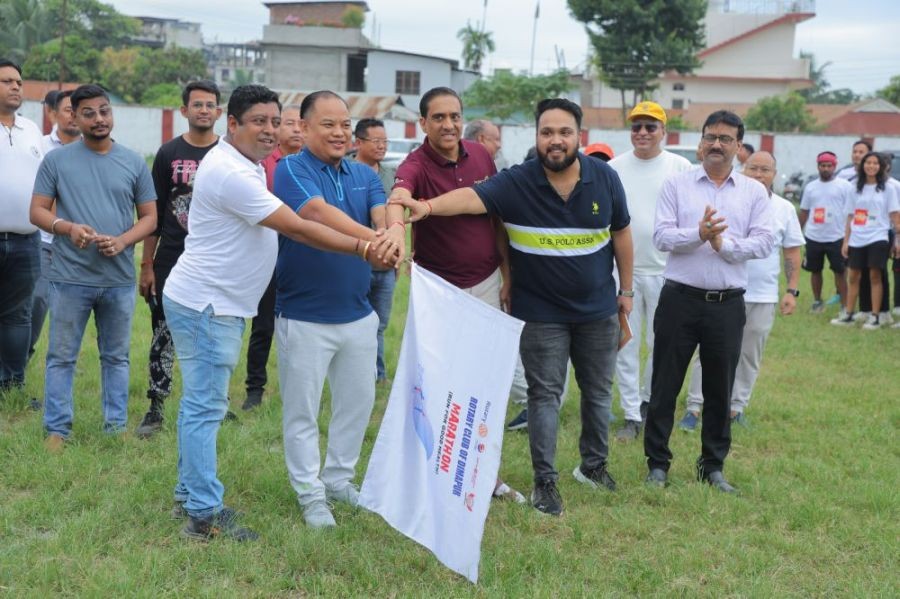 Rotary Club of Dimapur hosted a marathon race to promote health awareness and athletic sports drawing a turnout of 450 participants at DDSC Stadium on October 2. The event was graced by Tovihoto Ayemi, Advisor Tribal Affairs & Election. Chungameren Ao, Taliyanger Ozukum, and Keweko Kapfo bagged 1st, 2nd, and 3rd positions respectively in the boy’s category while Tsuchoi, Songmo and Peiheiteile Esalung secured 1st, 2nd, and 3rd positions respectively.