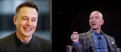Jeff Bezos AND Elon Musk. (IANS Photo)