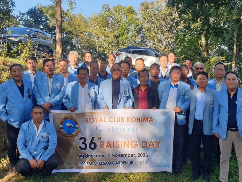 Members of Royal Club Kohima during 36th Raising Day on November 1.