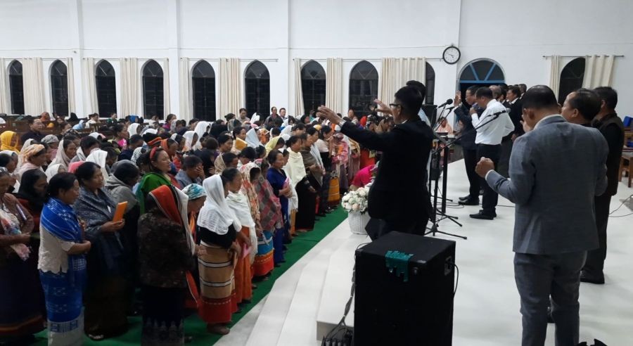 Samziuram Liangmai Baptist Church hosted the ‘Widows Blessing Program’ on November 26.