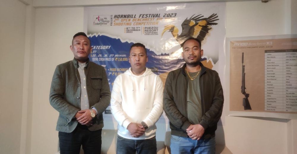 Tati Group Enterprise officials during press conference in Kohima on November 25. (Morung Photo)