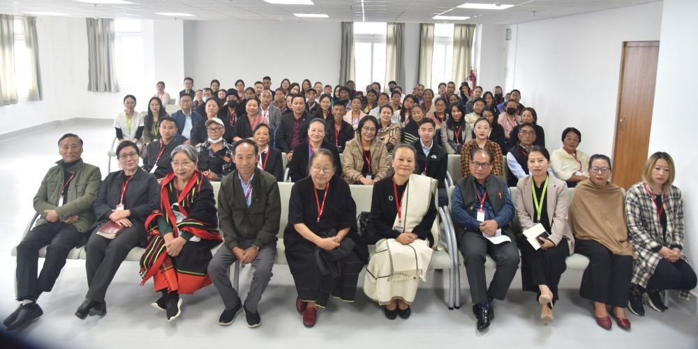Cancer survivors and others during a prayer cum thanksgiving programme jointly organised by Cancer Survivors Fellowship and Putuonuo Hospital, Kohima, on November 11. (Photo Courtesy: Putuonuo Hospital)