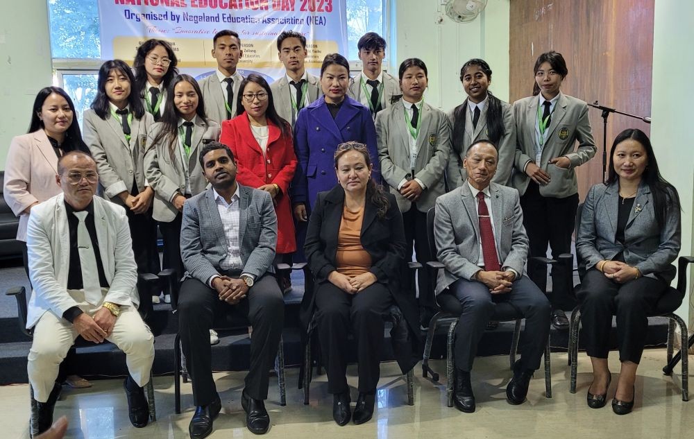 Dignitaries and others during the observance of National Education Day in Kohima on November 11. (Morung Photo)