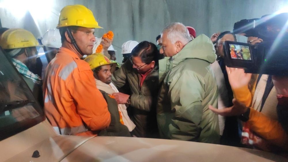 All 41 trapped workers extricated from Uttarakhand tunnel