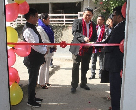 T Wati Aier, Director DUDA inaugurates the seventh Tribes India outlet of TRIFEDin the North-East in Kohima on November 15.