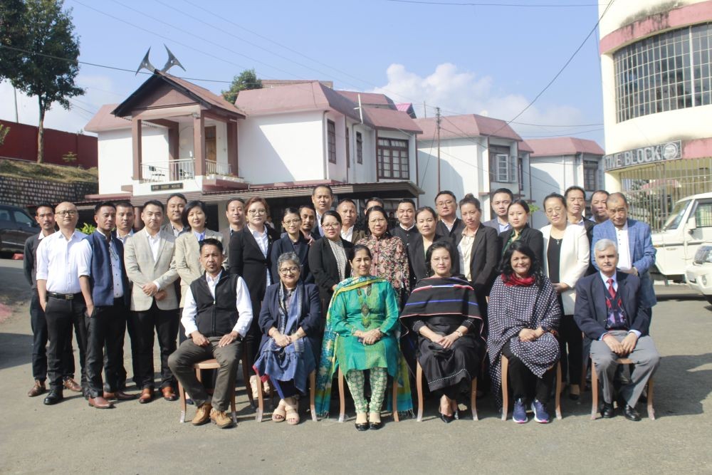 NSLSA Member Secretary, Victo Sema and Mezivolu T Therieh, OSD Registrar and Member Secretary, MCPC, Supreme Court of India and trainers along with participants during the 5 days 40-hour Mediation training held from October 31 to November 4.