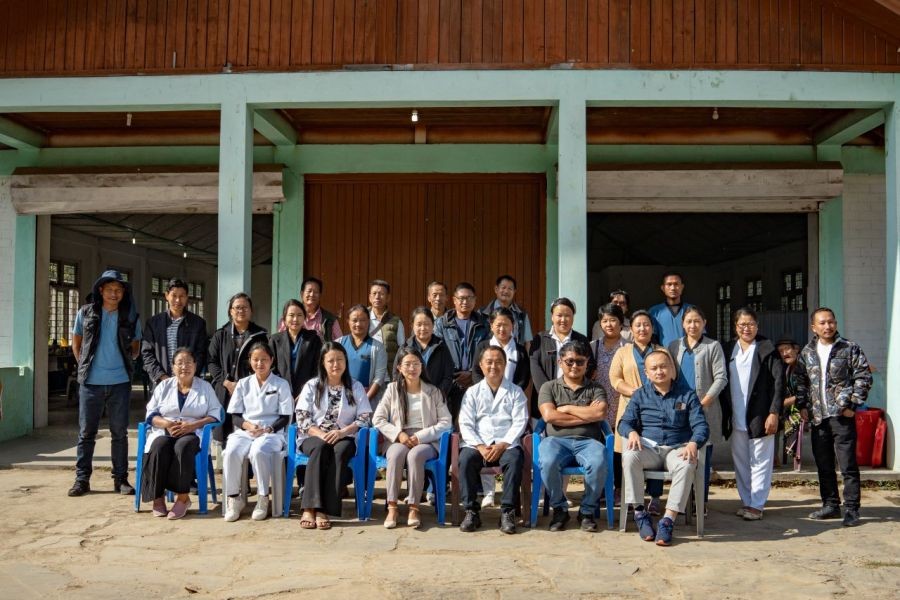 The medical team of the health camp organised on November 11 at Council Hall Terhotsiese, Khonoma, by the Primary Health Centre Khonoma. (Image Courtesy: PHC Khonoma)