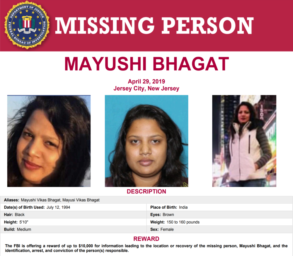 FBI offers $10K reward for Indian student who went missing in New Jersey 4 years ago. (IANS Photo)