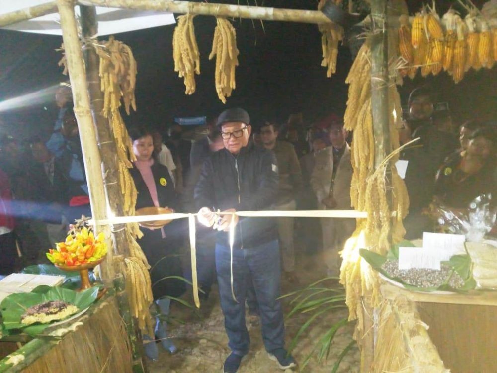 TR Zeliang inaugurates Winter Carnival cum Orchid Festival on at Tepuiki River Peren December 6.