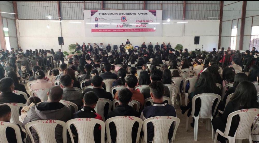 Section of gathering during 70th general session of Thenyizumi Students Union on December 27.