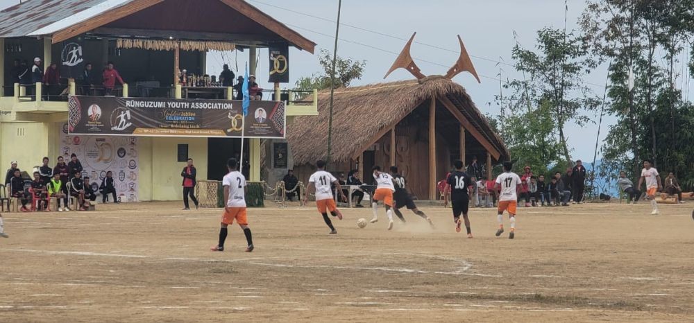 Men’s football final during golden jubilee of RYA.