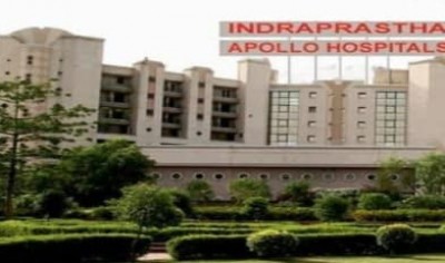 Indraprastha Apollo Hospital. (IANS Photo)