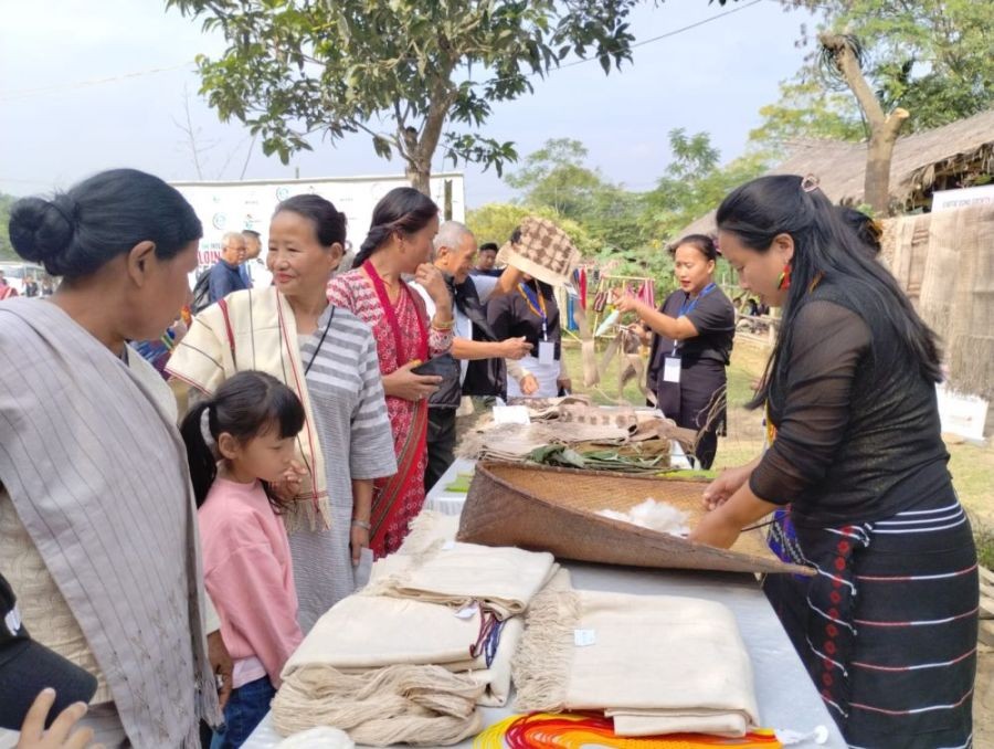 9th Naga Loinloom festival 2023 began today at the weavers’ place, Diezephe village. (Morung Photo)