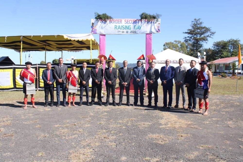 The 111 Battalion Border Security Force (BSF) celebrated its 59th Raising Day at Satakha, Zunheboto on December 1. (Photo Courtesy: DIPR)