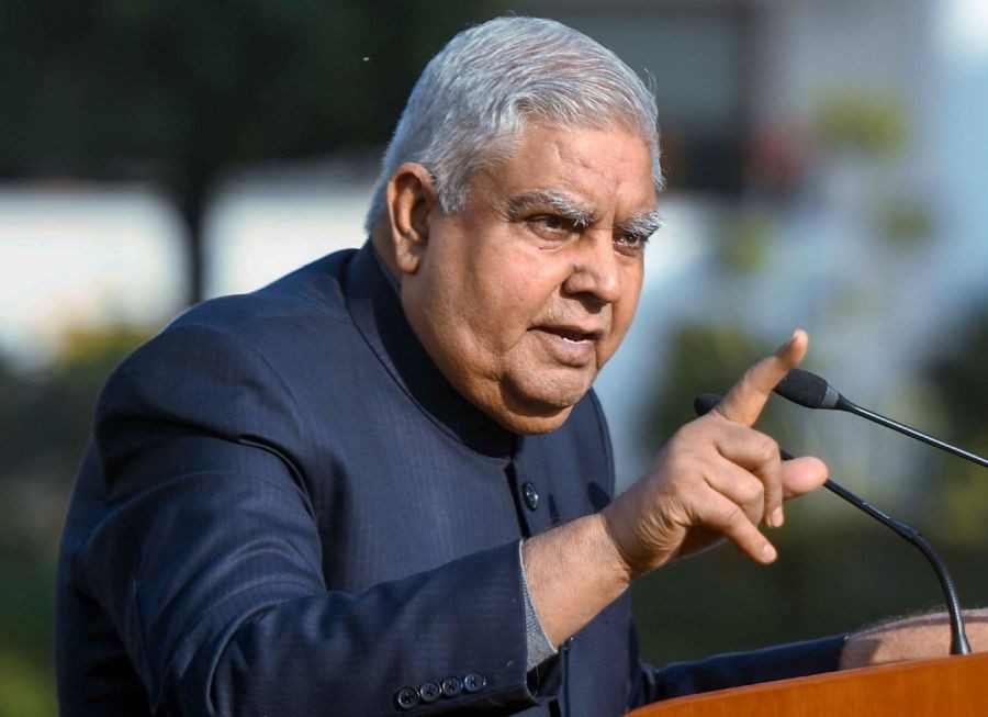 File Photo of Vice President Jagdeep Dhankar. (IANS Photo)