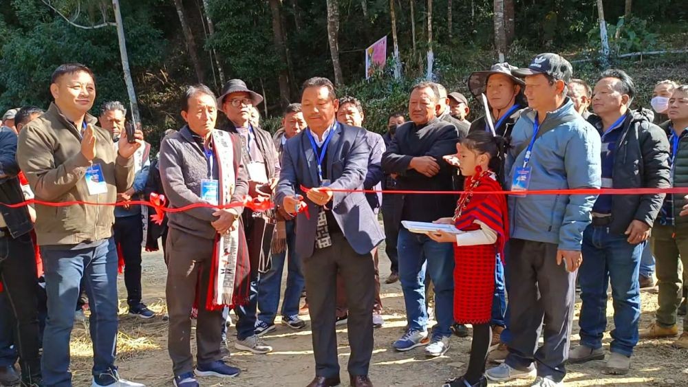 Rongsennungba inaugurates the Longsa Music Carnival organised by Longsa Music Club at Longsa village, Mokokchung on January 4.