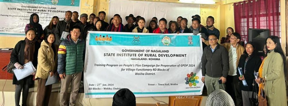 Training on People’s Plan Campaign for preparation of Gram Panchayat Development Plans for village functionaries was conducted in Wokha on January 27.