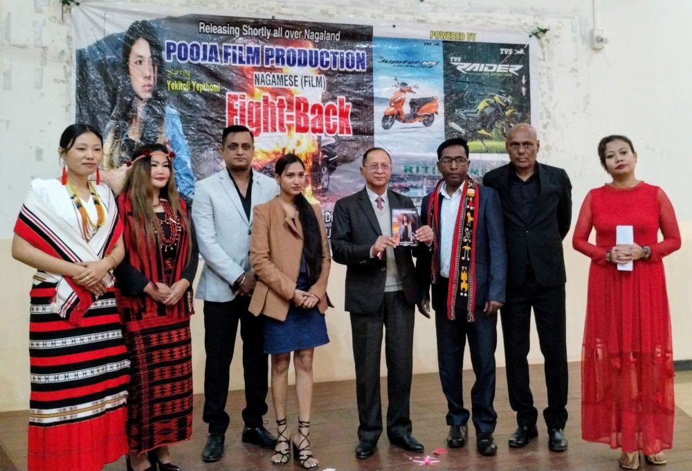 Nagamese film— ‘Fight Back-2,’ a sequel of ‘Fight Back’ directed by veteran Nagamese director Ajay Kumar was released at Tourist Lodge, Dimapur on January 28. (Morung Photo)