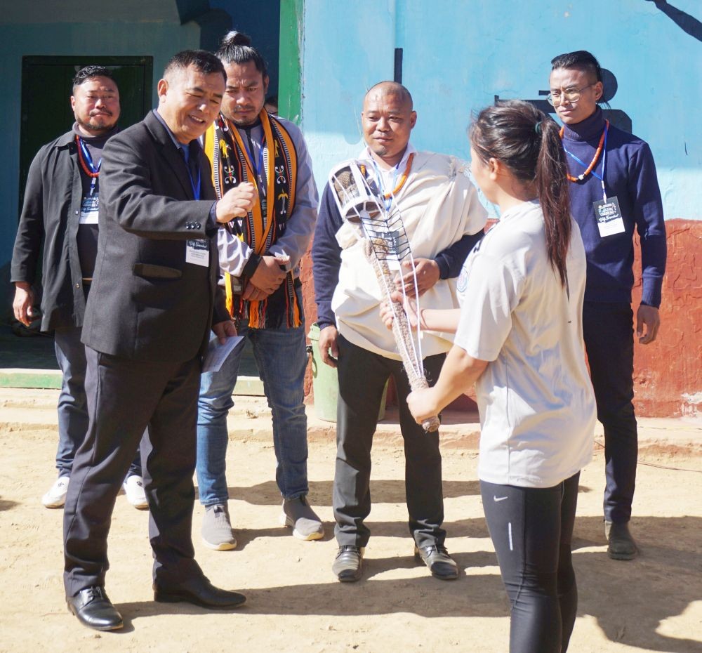 DC Kuko Mero along with PTYS Officials lighting the tournament torch on January 15.