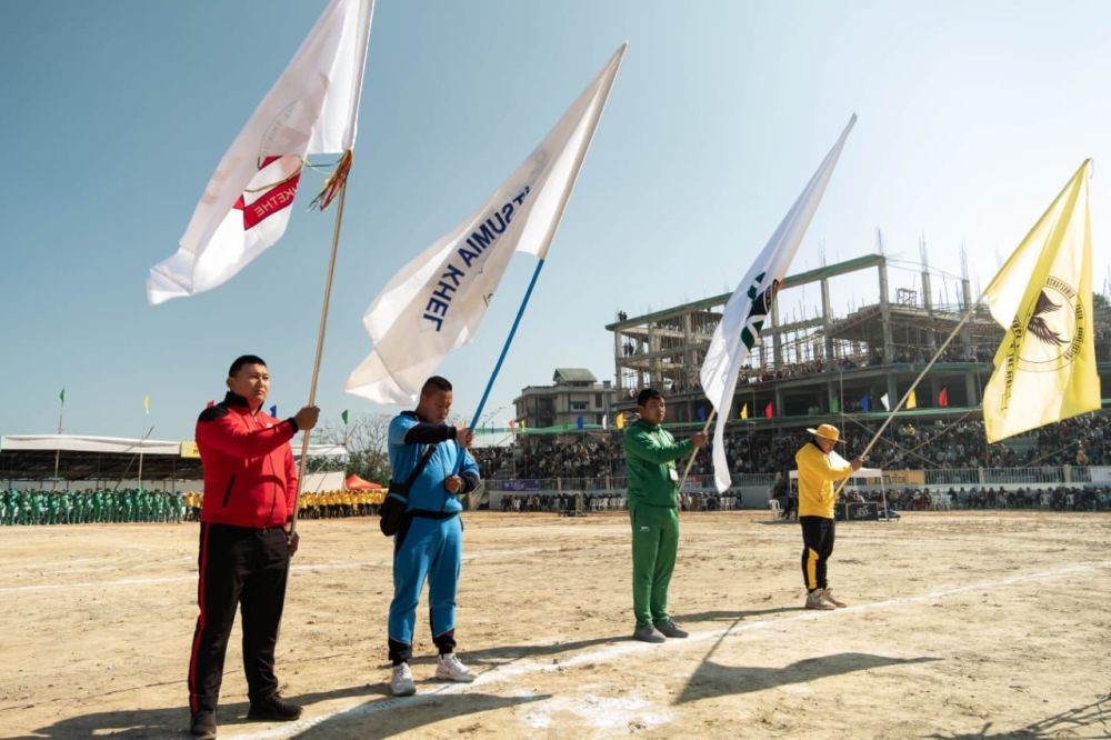 Glimpses of the inaugural ceremony of the 66th KVSA Meet 2024 in Kohima on January 13.